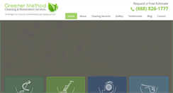 Desktop Screenshot of greenermethod.com